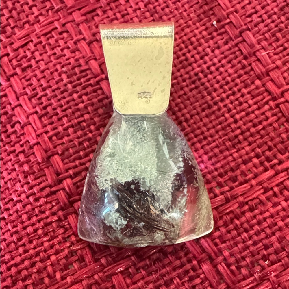 Silver crystal Pendant